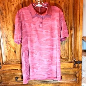 Derminpro men's camo golf polo